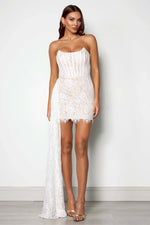 Load image into Gallery viewer, ANGEL MINI DRESS - WHITE
