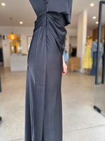 Load image into Gallery viewer, ROCKY SATIN DRESS - BLACK
