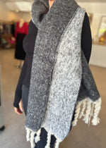 Load image into Gallery viewer, TULLY SCARF CHARCOAL GREY
