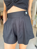 Load image into Gallery viewer, FLORENCE SHORTS - BLACK

