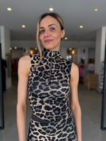 Load image into Gallery viewer, ROUTINE 1/4 ZIP TANK LEOPARD
