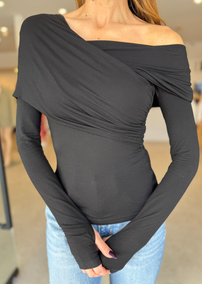DELGADO TOP - BLACK