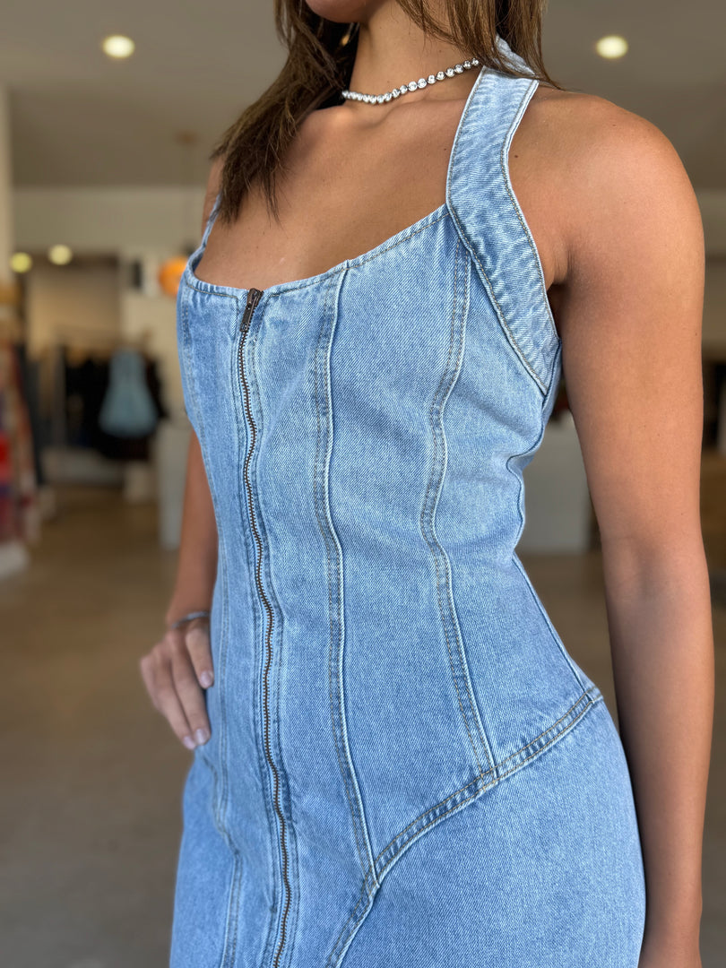 SABINE DENIM DRESS
