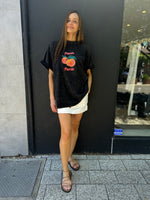 Load image into Gallery viewer, PEACHY KEEN TEE - CHARCOAL
