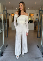 Load image into Gallery viewer, NEWMAN TAILORED PANT PARCHMENT
