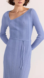 Load image into Gallery viewer, AMIRA KNIT MIDI DRESS
