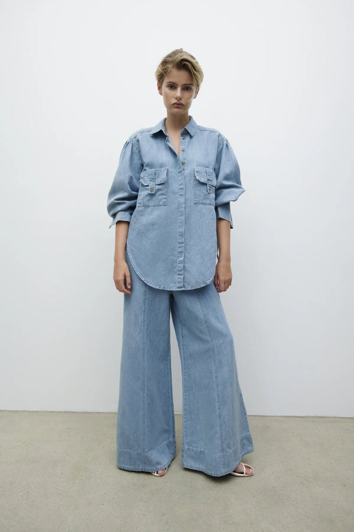ELLSWORTH GATHER SHIRT