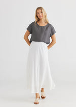 Load image into Gallery viewer, SICILY SKIRT - WHITE