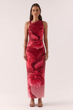 Load image into Gallery viewer, FLORENCE DRESS RASPBERRY
