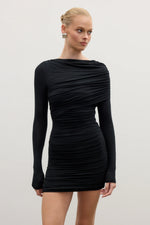 Load image into Gallery viewer, KAI MINI DRESS - SHADOW
