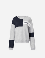 Load image into Gallery viewer, WOODS UNISEX BLOCK SWEATER - GREY
