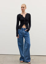 Load image into Gallery viewer, MAYA TOP - BLACK
