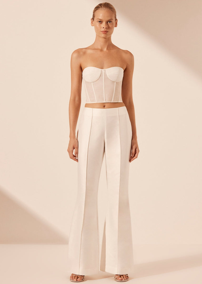 THEA PINTUCK FLARED PANT