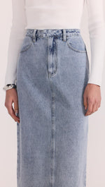 Load image into Gallery viewer, VERONA DENIM MAXI SKIRT
