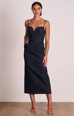 Load image into Gallery viewer, ZURI MIDI DRESS
