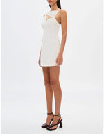 Load image into Gallery viewer, REBEL TWILL MINI DRESS - IVORY
