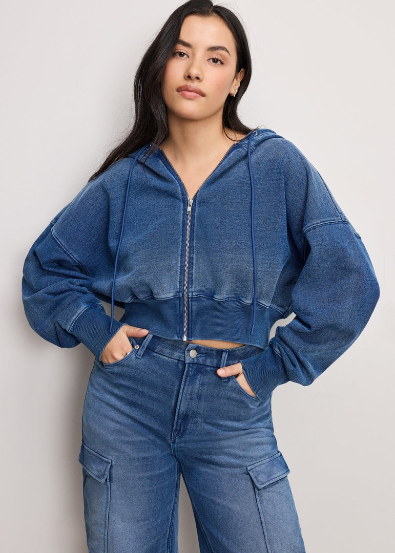 JEANIUS ZIP UP HOODIE
