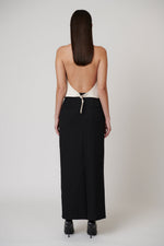 Load image into Gallery viewer, PHEONIX MAXI SKIRT BLACK
