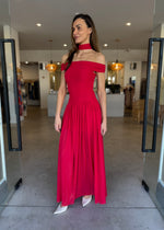 Load image into Gallery viewer, DEIJA OS MAXI DRESS - STRAWBERRY
