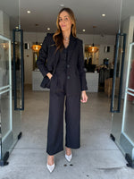 Load image into Gallery viewer, BETTINA WIDE LEG PANT BLACK
