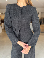 Load image into Gallery viewer, LEVIN TWEED BLAZER BLK/WHT
