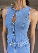 Load image into Gallery viewer, ETCH DENIM BODICE
