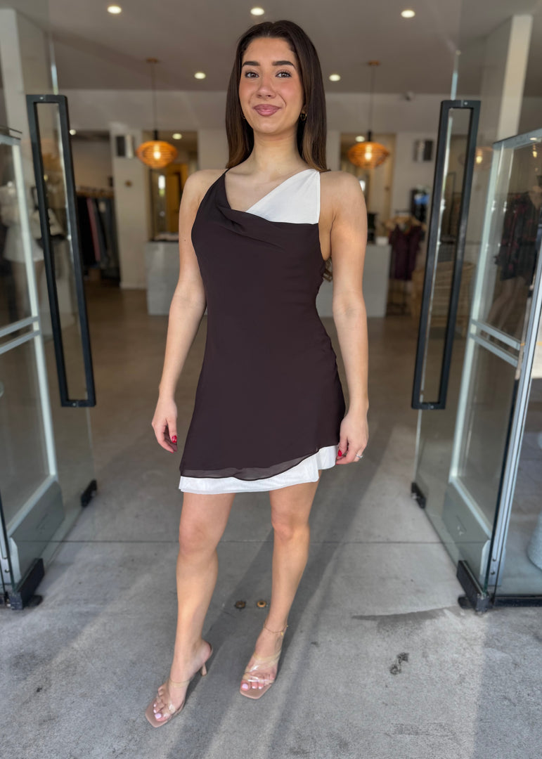 JEHNAYA ASYM MINI DRESS