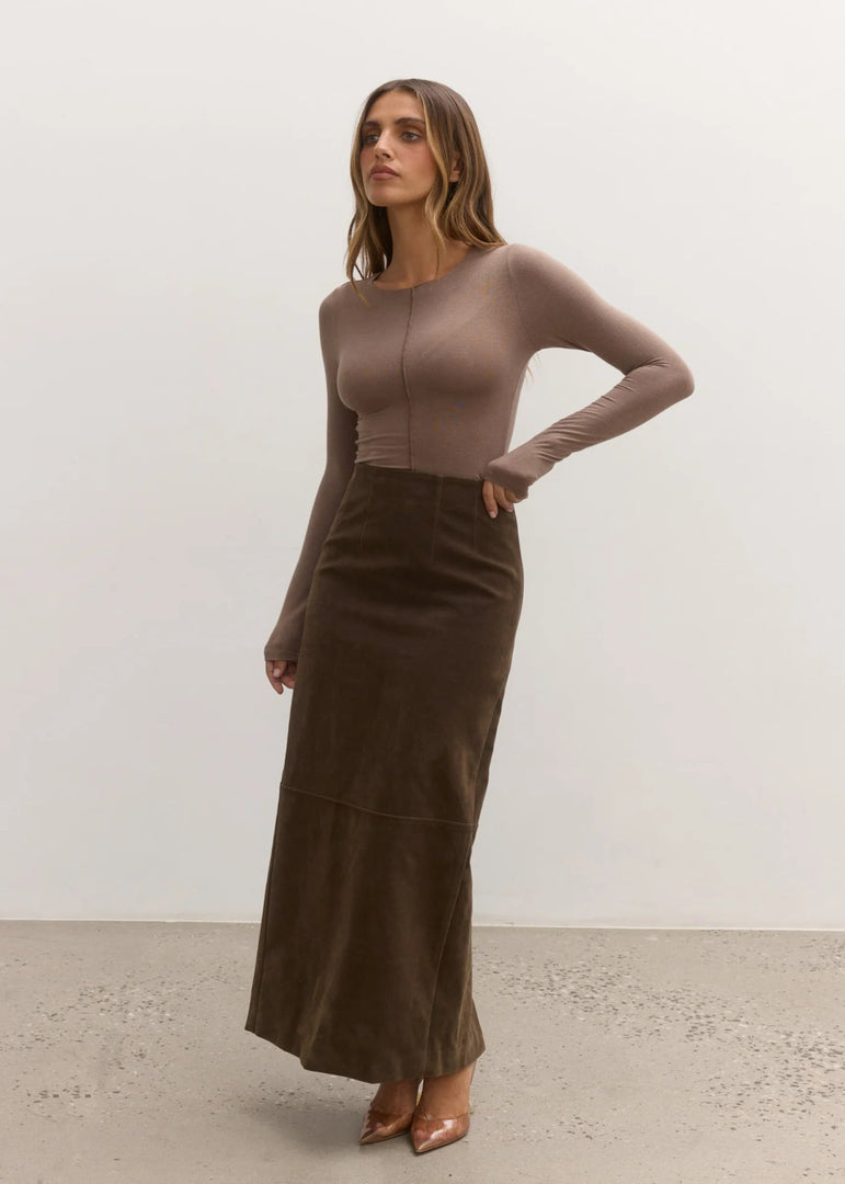 SHYLA SKIRT CHOCOLATE