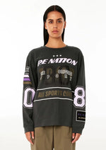 Load image into Gallery viewer, PITLANE LS TEE GREY MULTI