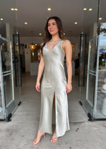 Load image into Gallery viewer, ADDICTION SLIP DRESS SEAFOAM
