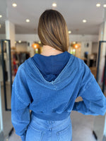 Load image into Gallery viewer, JEANIUS ZIP UP HOODIE
