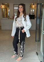 Load image into Gallery viewer, HELM EMBROIDERED PANT

