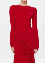 Load image into Gallery viewer, GLACIER LS DRESS - CHERRY

