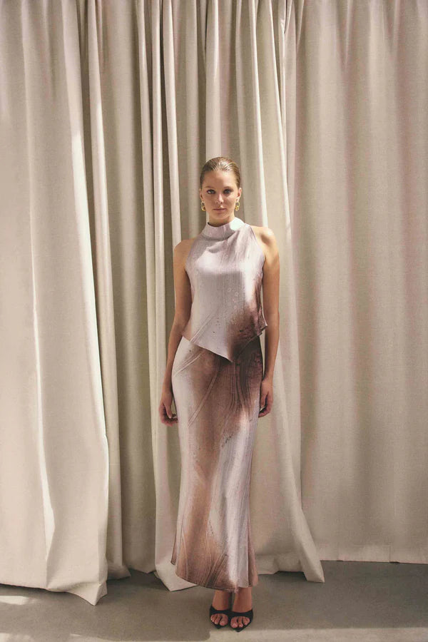 CURAAE ORIELLE TOP AND SKIRT SET