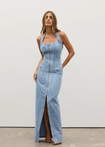 Load image into Gallery viewer, SABINE DENIM DRESS
