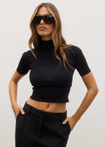 Load image into Gallery viewer, SHAY TOP - BLACK
