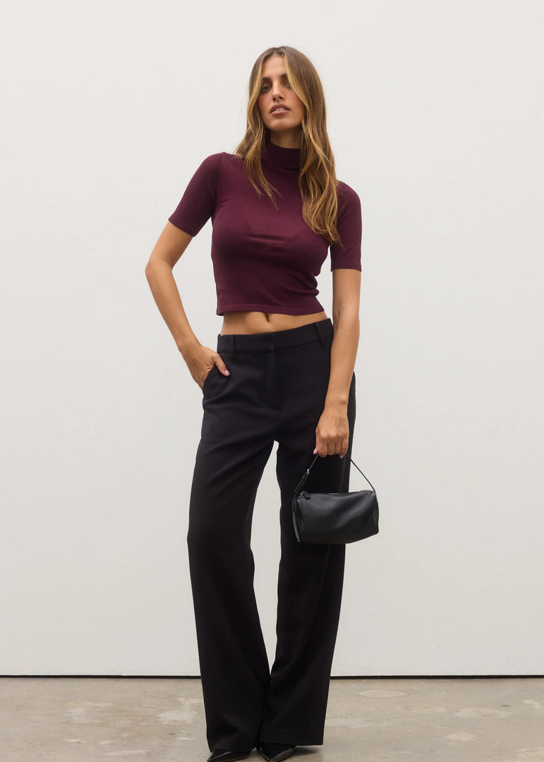 SHAY TOP - PLUM