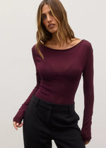 Load image into Gallery viewer, MANI TOP - PLUM
