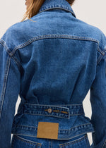 Load image into Gallery viewer, VIOLET DENIM JACKET - DENVER BLUE
