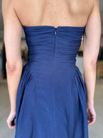 Load image into Gallery viewer, CELESTE STRAPLESS MAXI DRESS -MIDNIGHT
