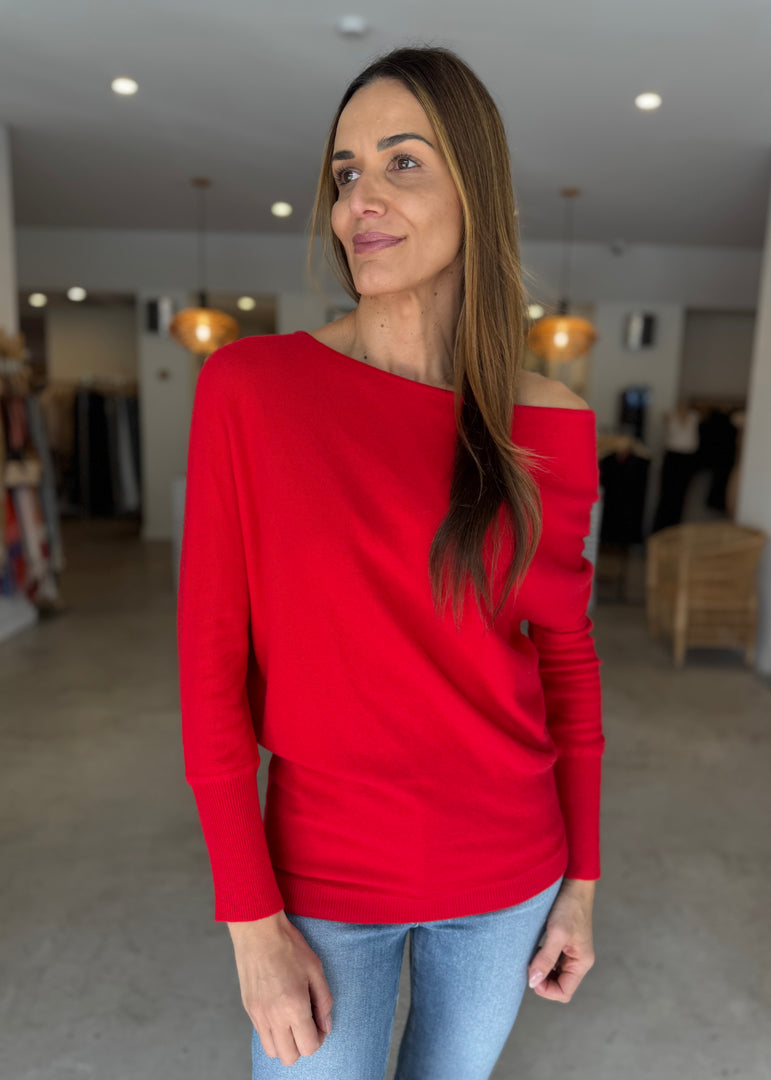 AROMA SWEATER - RED