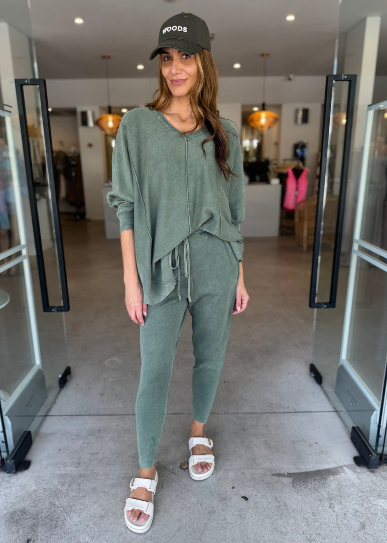 WOODSIDE PANT - KHAKI WASH