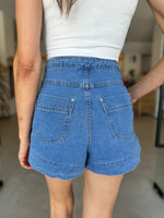 Load image into Gallery viewer, RITA DENIM SHORT BLUE

