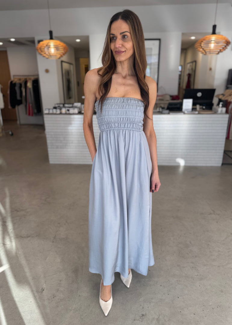 ZURI TENCEL MAXI DRESS - STORM