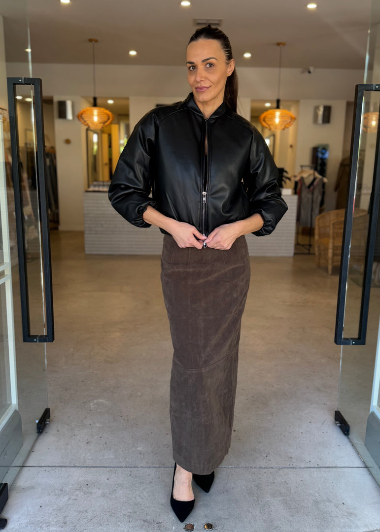 CECI BOMBER JACKET BLACK
