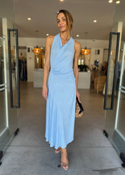 NOSTALGIA MESH DRESS SKY