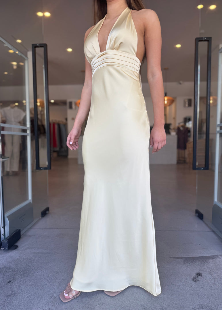 SYLVIE PLUNGE MAXI DRESS
