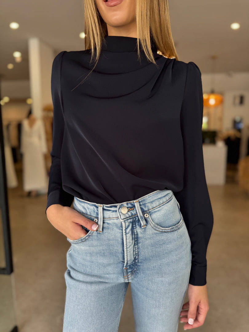 REDEEMABLE BLOUSE - NAVY