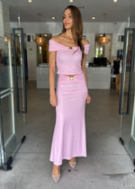 Load image into Gallery viewer, RIKKI MAXI SKIRT PINK
