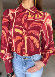 FLEETWOOD BLOUSE - ARLO WINE